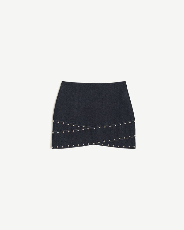 apparis Bullet Crossover Skirt Indigo