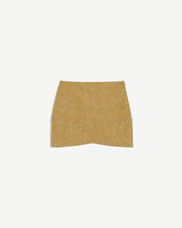 apparis Bullet Crossover Skirt Sepia