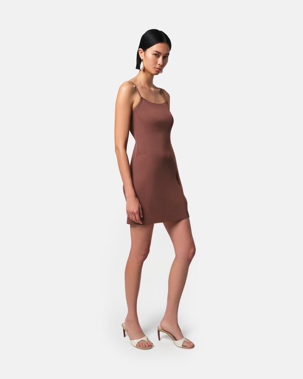 Apparis Carter Mini Dress Clay