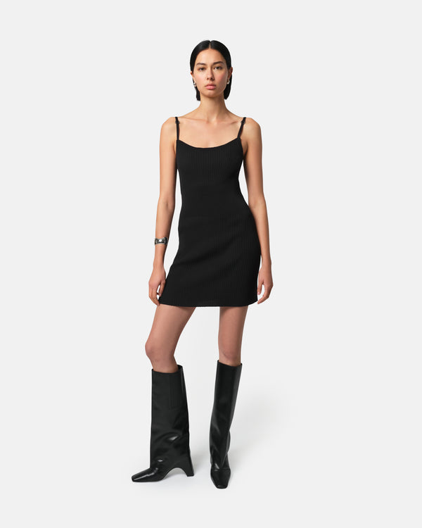 apparis Carter Mini Dress Noir