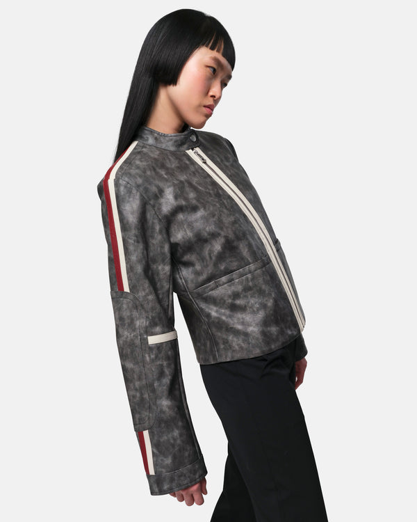 Apparis Casey Moto Jacket Slate