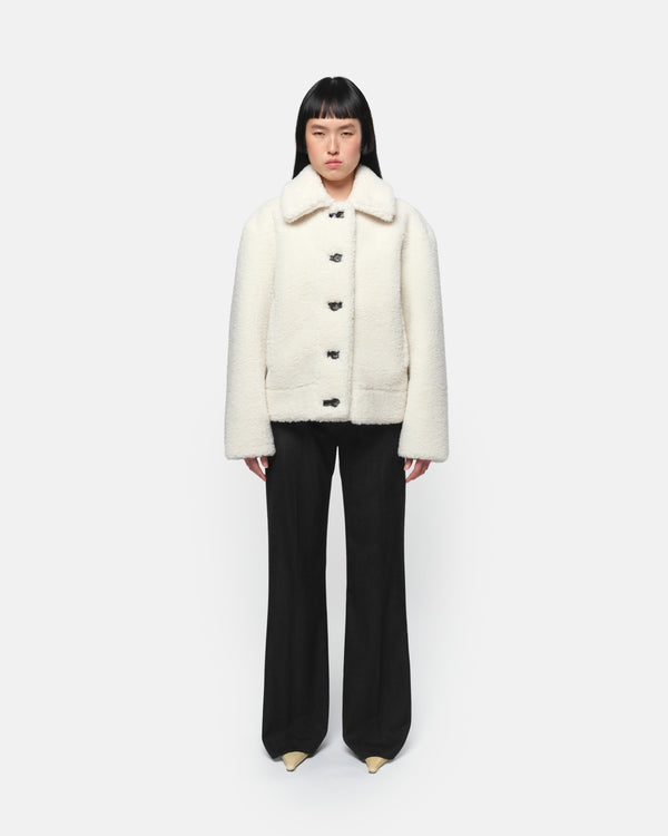 apparis Charlie Coat Blanc