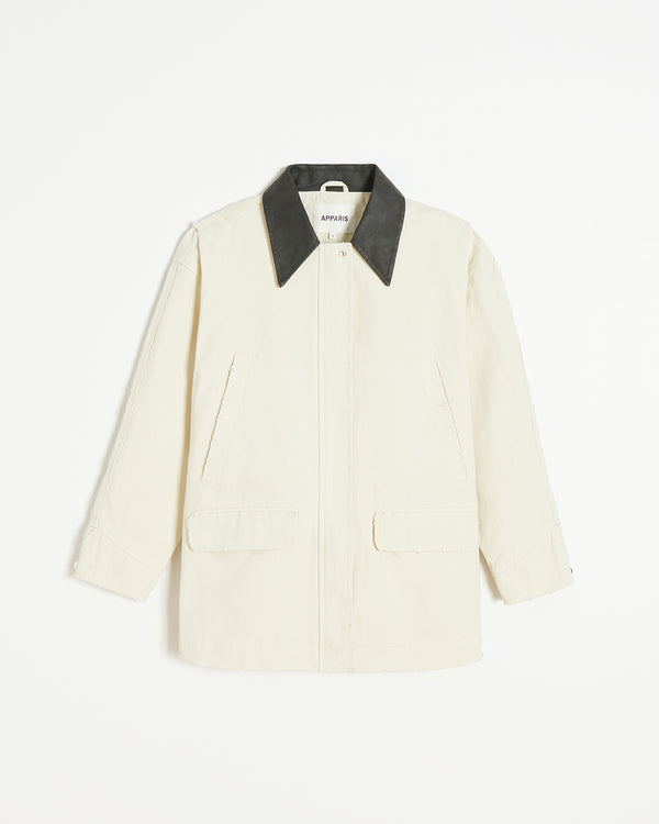 Apparis Clive Workwear Jacket Antique White
