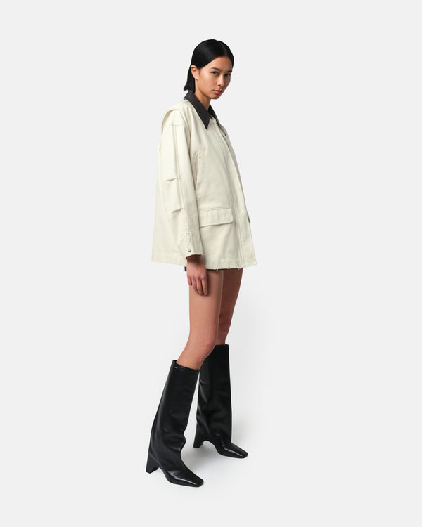 Apparis Clive Workwear Jacket Antique White