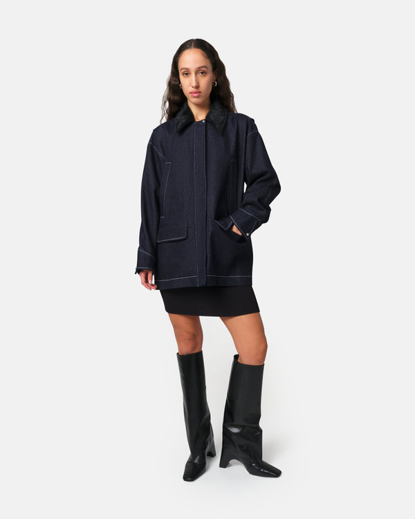 Apparis Clive Workwear Jacket Indigo