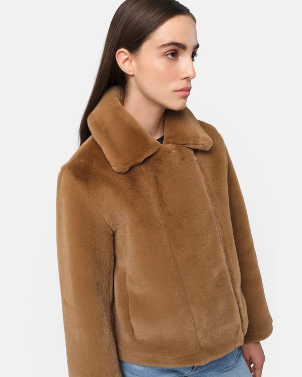 Apparis Dahlia Biker Camel