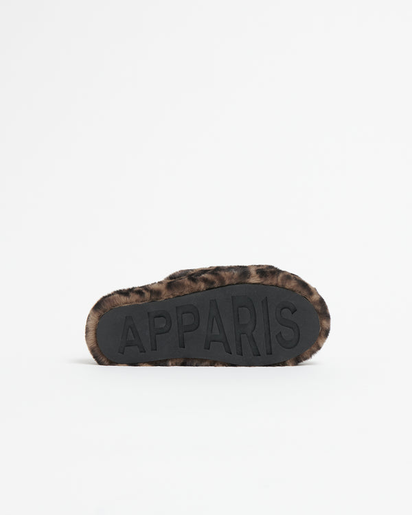 Apparis Dillon Slide Dark Leopard