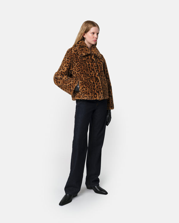Apparis Elis Coat Leopard