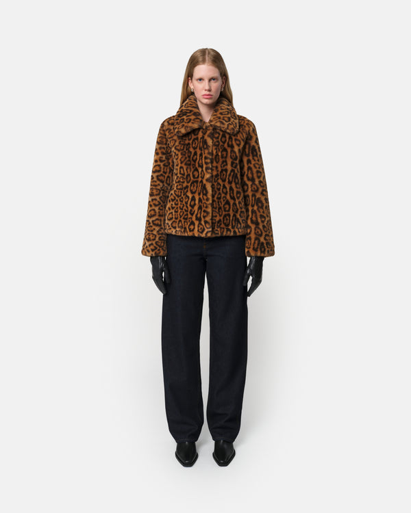 apparis Elis Coat Leopard
