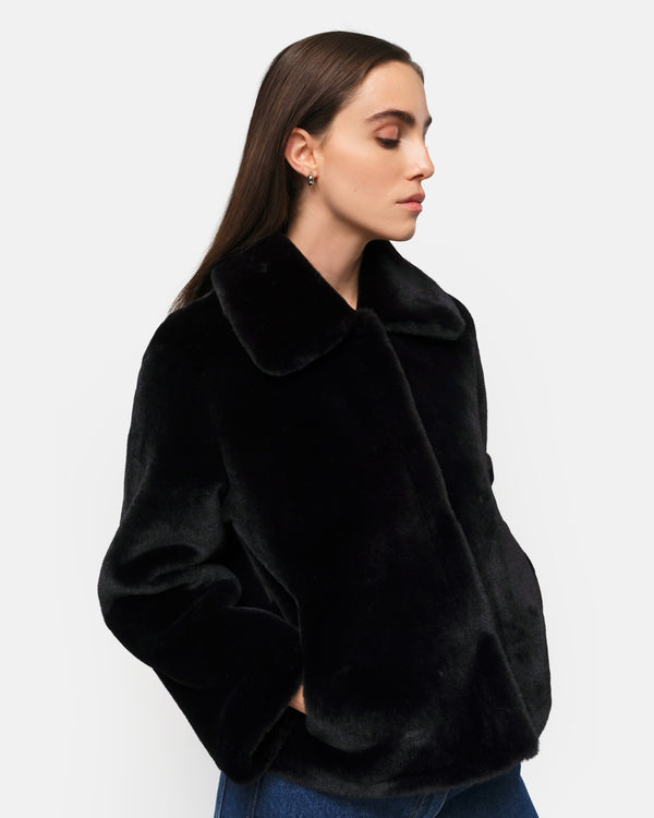 Apparis Elis Coat Noir