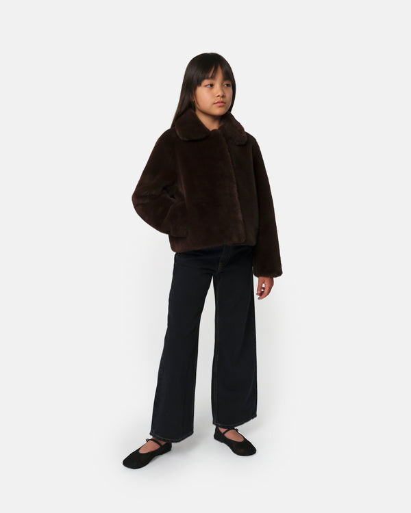 apparis Elis Kids Coat ESPRESSO