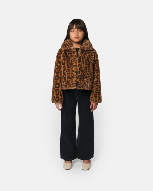 Apparis Elis Kids Coat Leopard