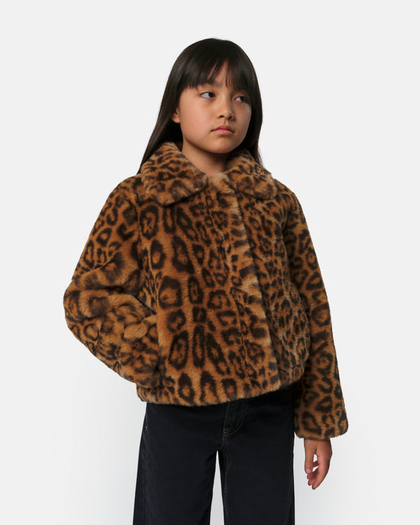 Apparis Elis Kids Coat Leopard