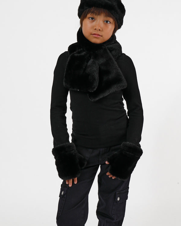 Apparis Extra Warm Kids Set Noir