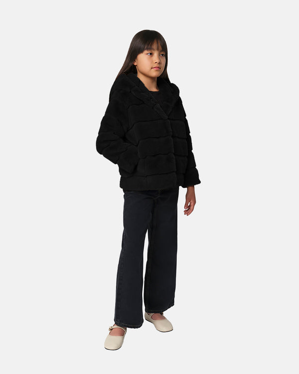 Apparis Goldy Kids Coat Noir