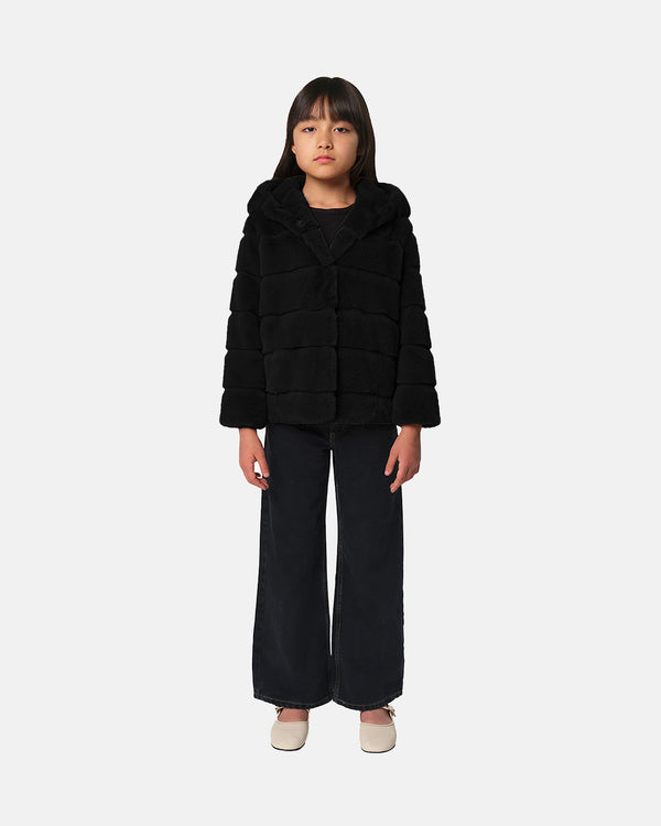 apparis Goldy Kids Coat Noir