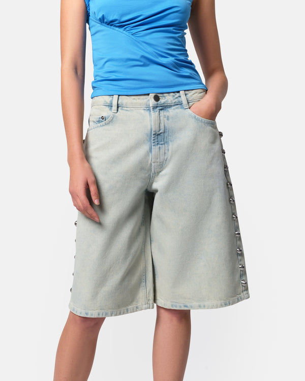 Apparis Hart Bermuda Shorts Light Blue