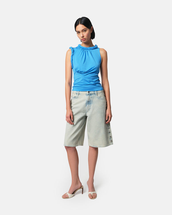Apparis Hart Bermuda Shorts Light Blue