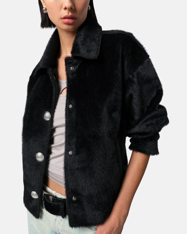 Apparis Indio Pony Jacket Noir