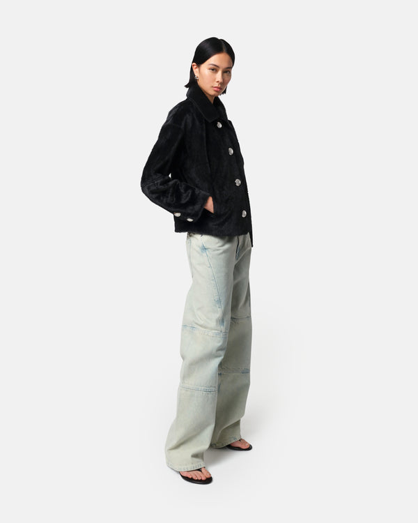 Apparis Indio Pony Jacket Noir
