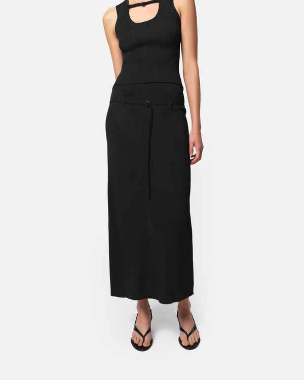 Apparis Judd Maxi Skirt Noir