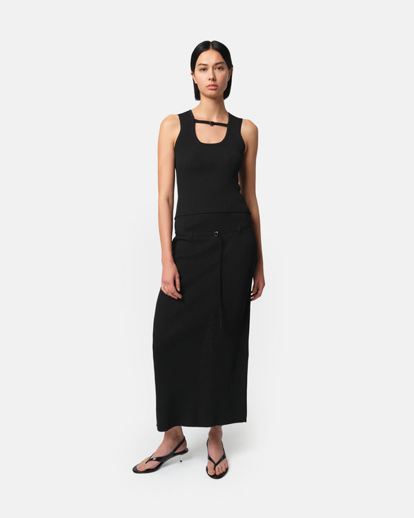 Apparis Judd Maxi Skirt Noir
