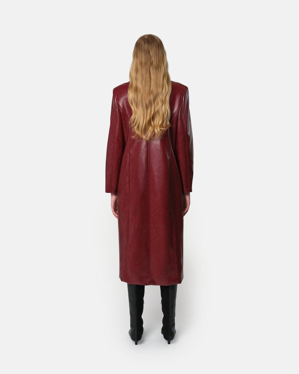 Apparis Lauren Overcoat Crimson
