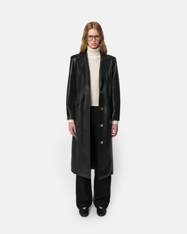 apparis Lauren Overcoat Noir