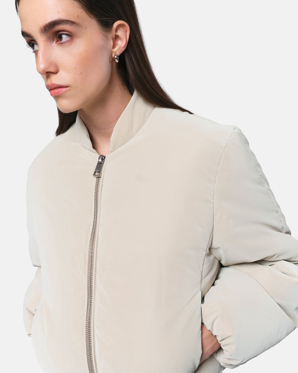 Apparis Leni Bomber Jacket Latte
