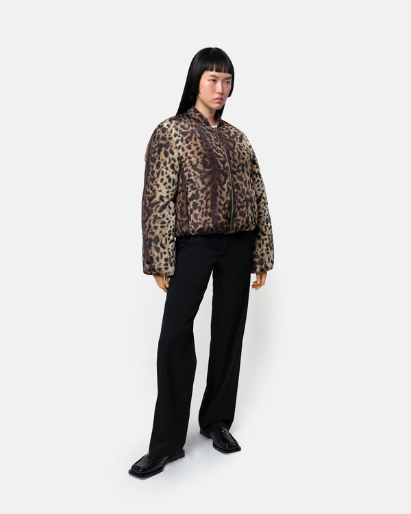 Apparis Leni Bomber Jacket Leopard