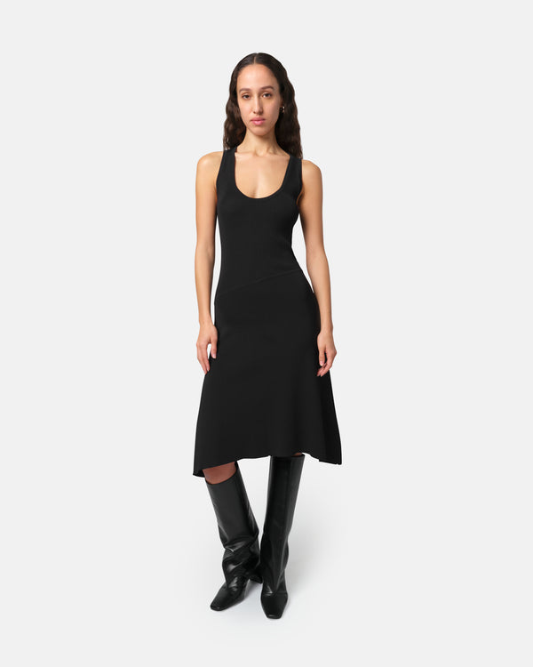 Apparis Leo Midi Dress Noir