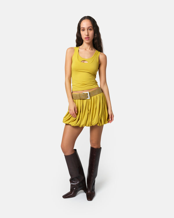 Apparis Levi Bubble Skirt Sulphur