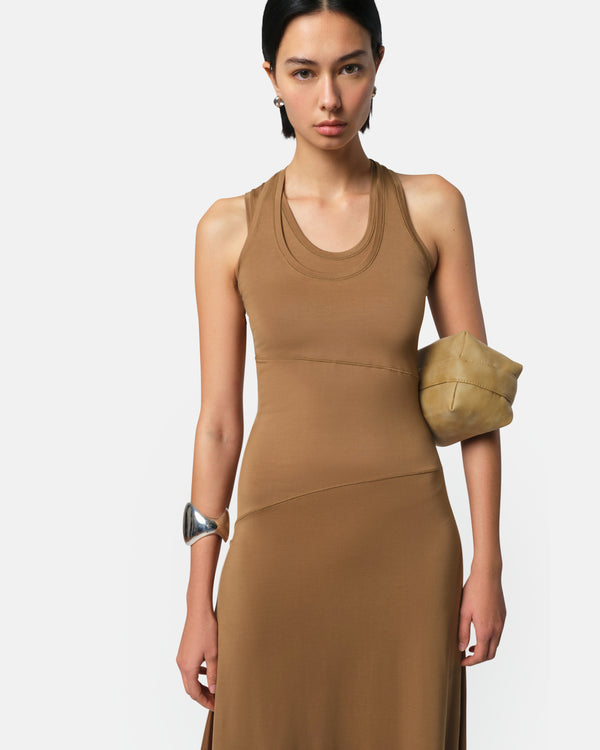 Apparis Lynn Maxi Dress Saddle Brown