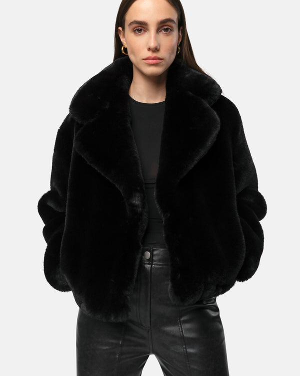Apparis Miller Coat Noir