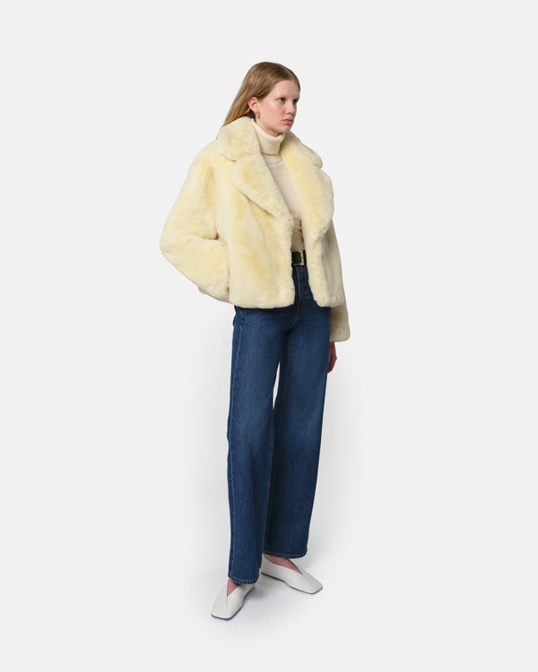 Apparis Miller Coat Panna Cotta