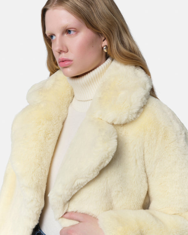 Apparis Miller Coat Panna Cotta