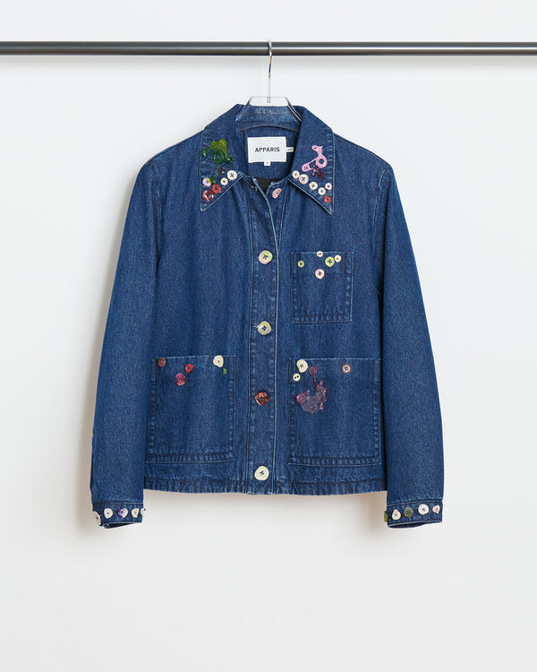 apparis Ness Denim Jacket x Caroline Zimbalist