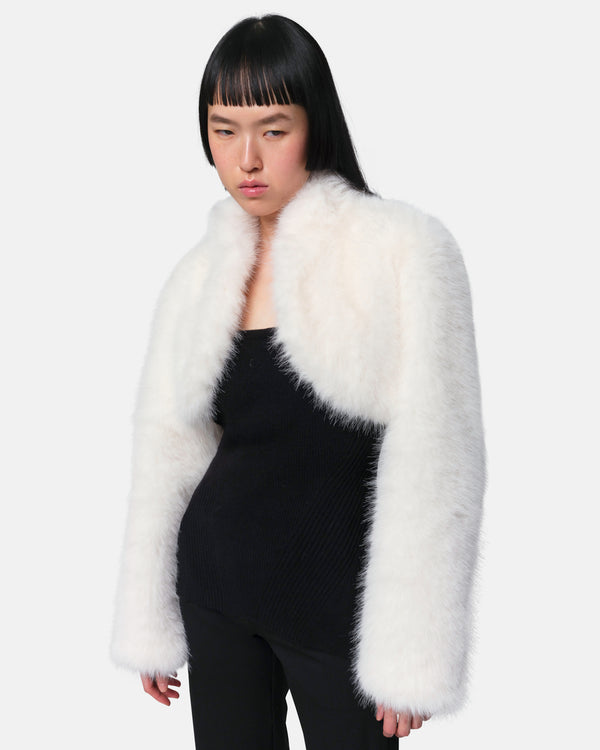 Apparis Odette Bolero Blanc