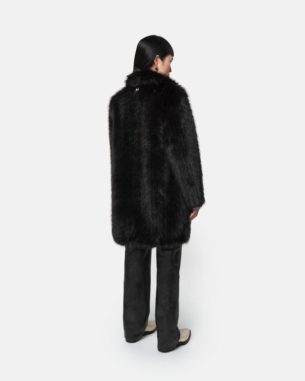 Apparis Pamela Coat Noir