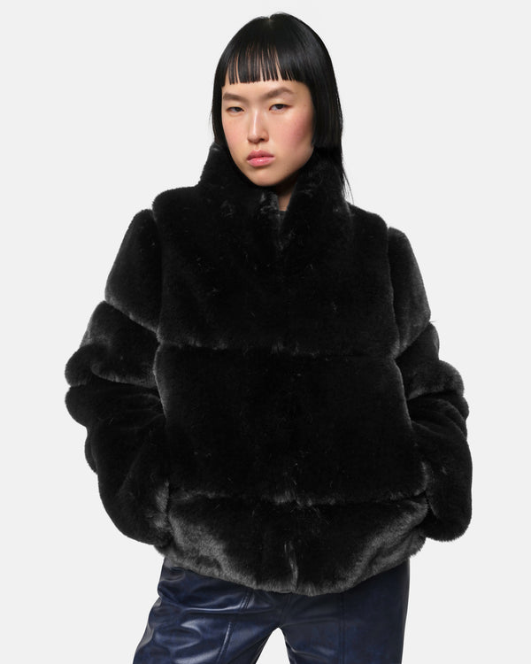 Apparis Sai Coat Noir