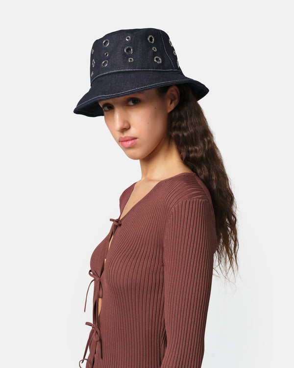 Apparis Slick Bucket Hat Indigo