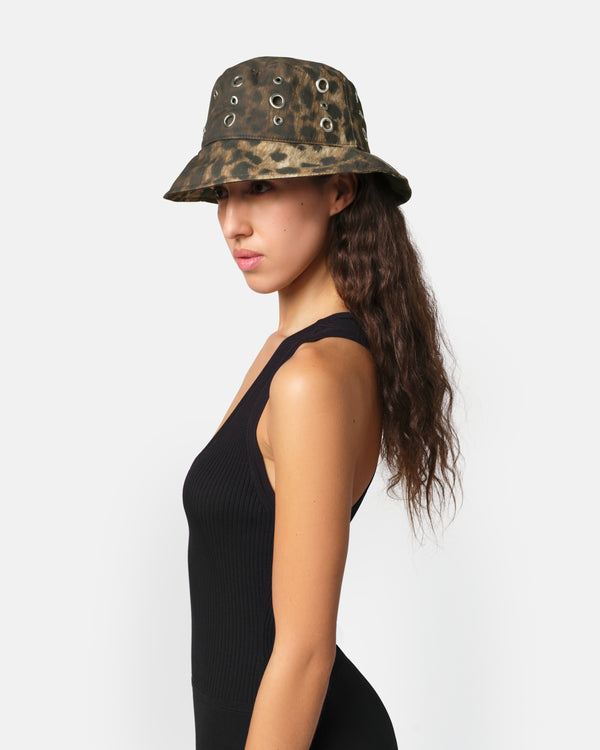 Apparis Slick Bucket Hat Leopard