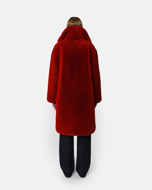 Apparis Steffi Coat Rouge