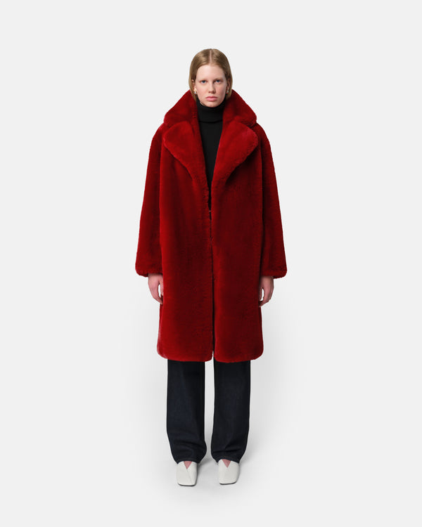 apparis Steffi Coat Rouge