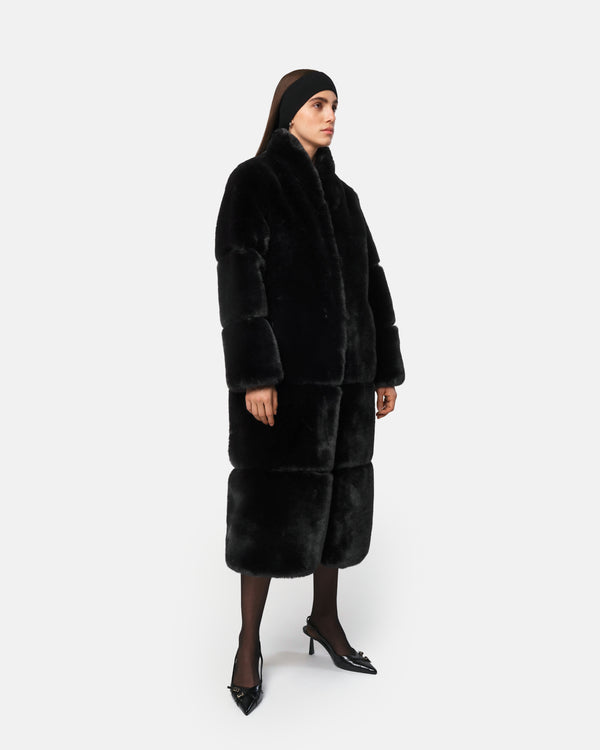 Apparis Sylke Coat Noir