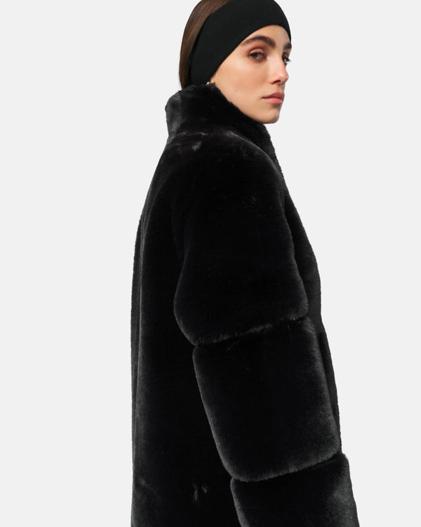 Apparis Sylke Coat Noir