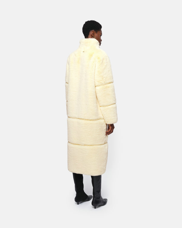 Apparis Sylke Coat Panna Cotta