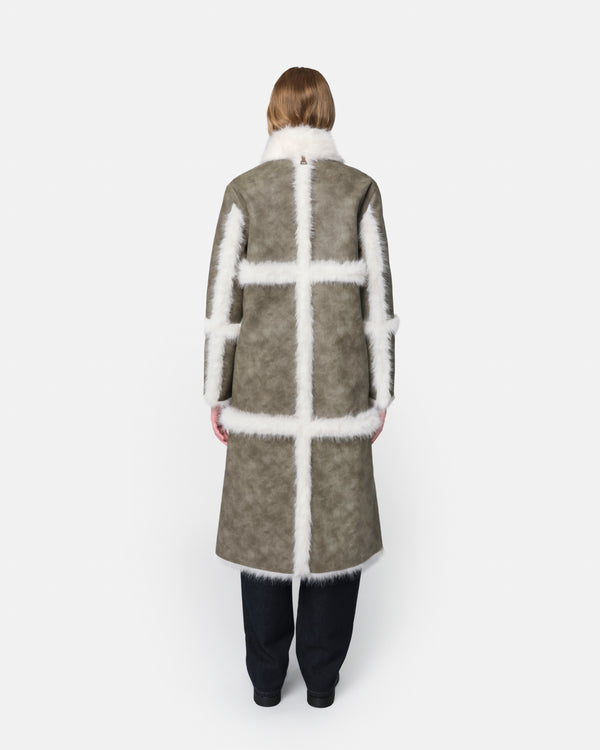 Apparis Tilly Coat Sage & Blanc