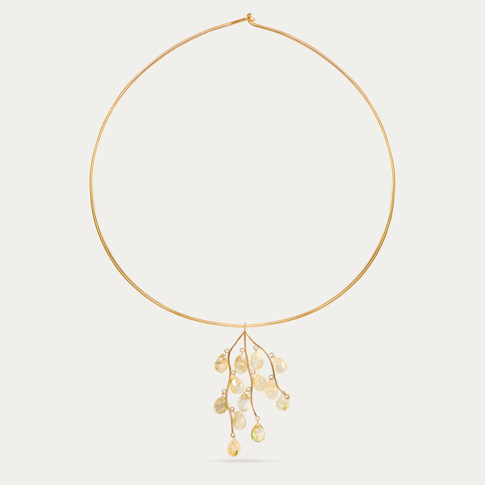 apples & figs ALLEGORY OF SPRING CITRINE CHOKER