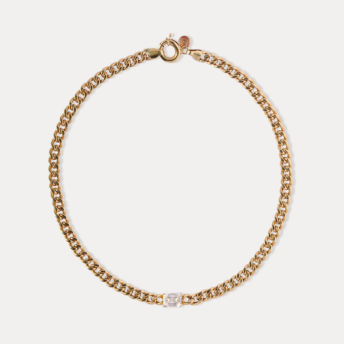 apples & figs Emerald Cut Chain Choker